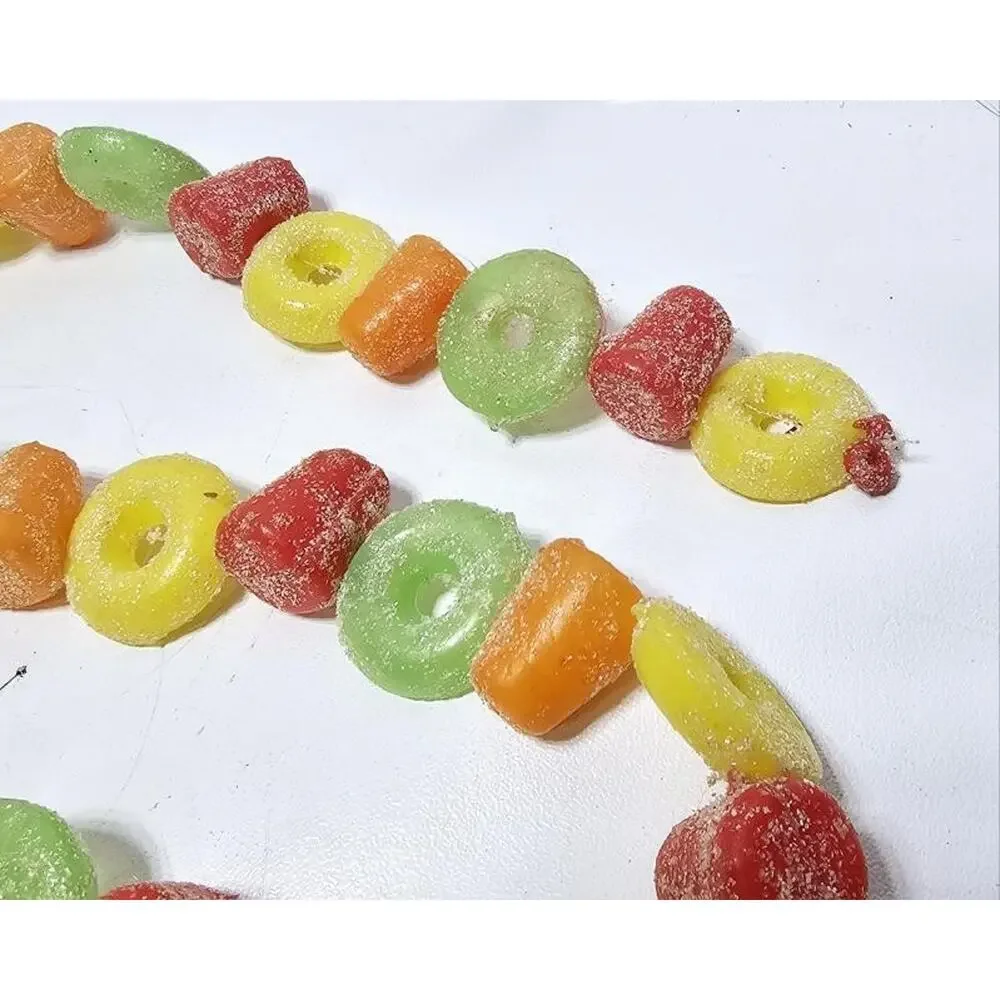 Vintage Sugared Candy Christmas Garland Plastic Blow Mold 110